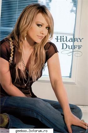 Hilary Duff - am fakut rost de un poster cu ea - Have Some Fun